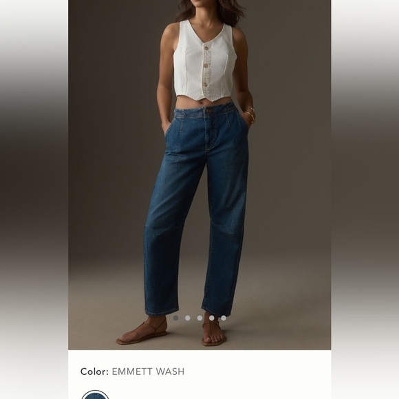 Anthropologie Leni  Midrise Jeans - Picture 2 of 8